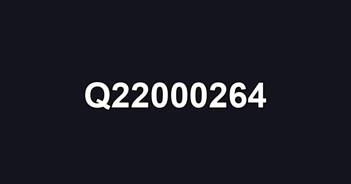 Q22000264