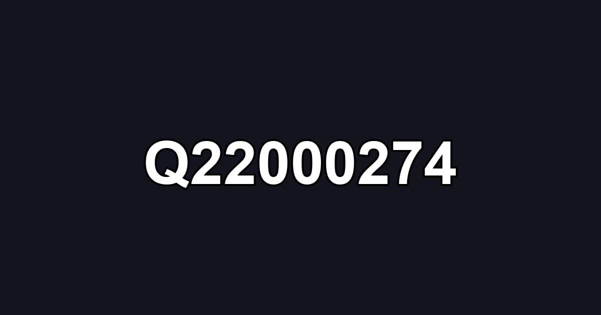 Q22000274