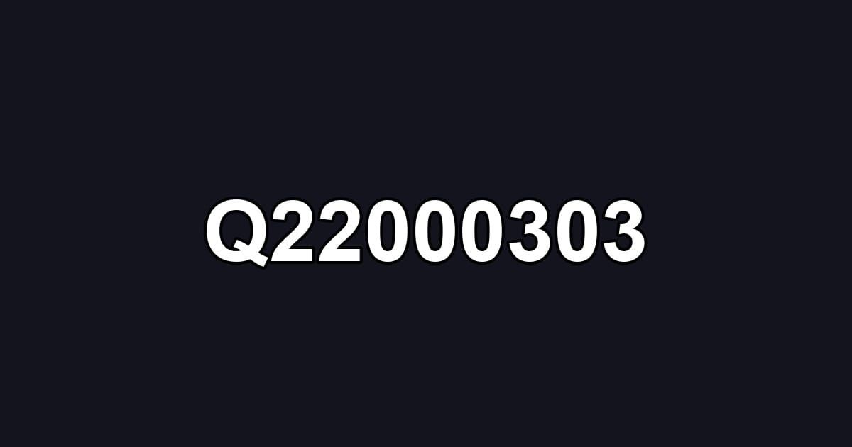 Q22000303