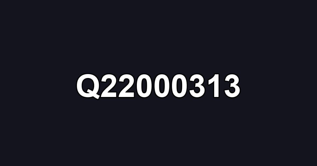 Q22000313