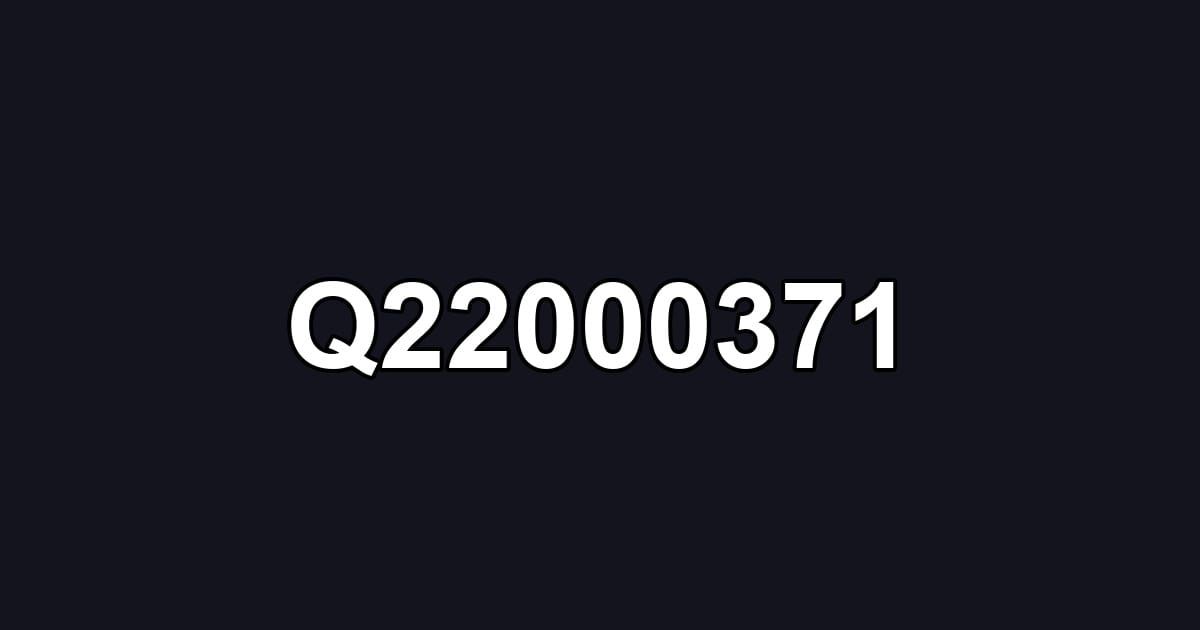 Q22000371