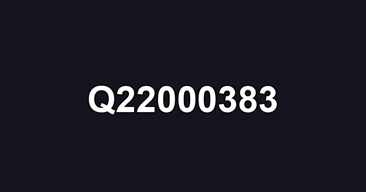 Q22000383