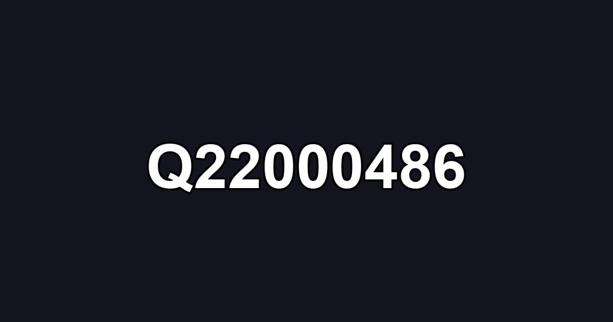 Q22000486