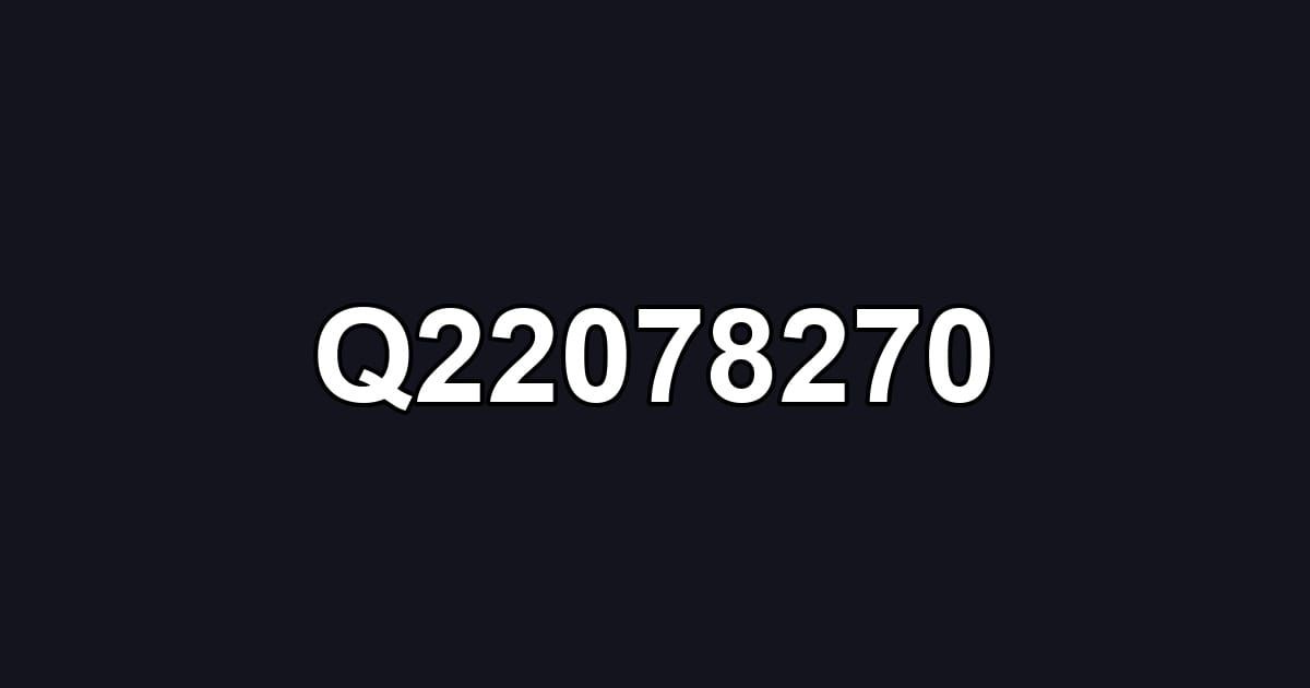 Q22078270