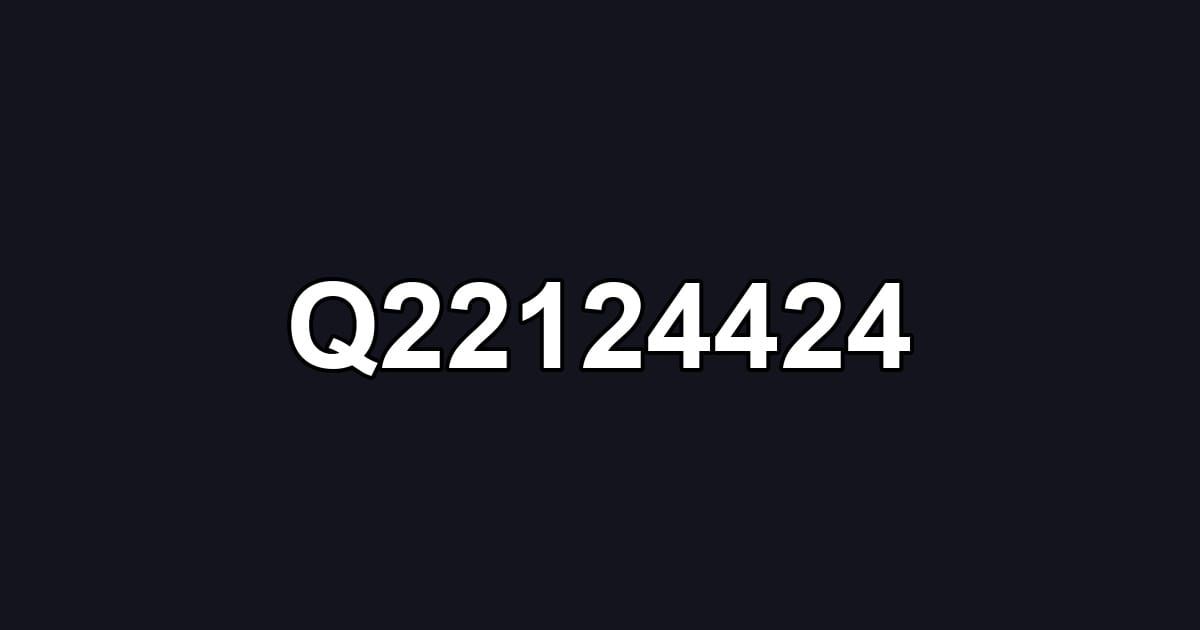 Q22124424