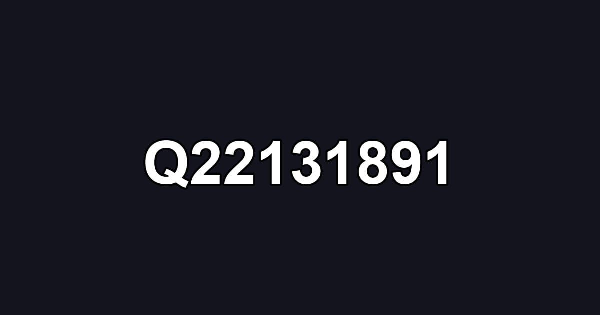 Q22131891