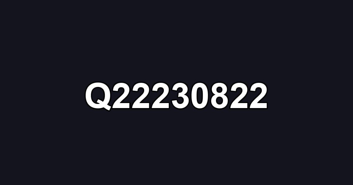 Q22230822