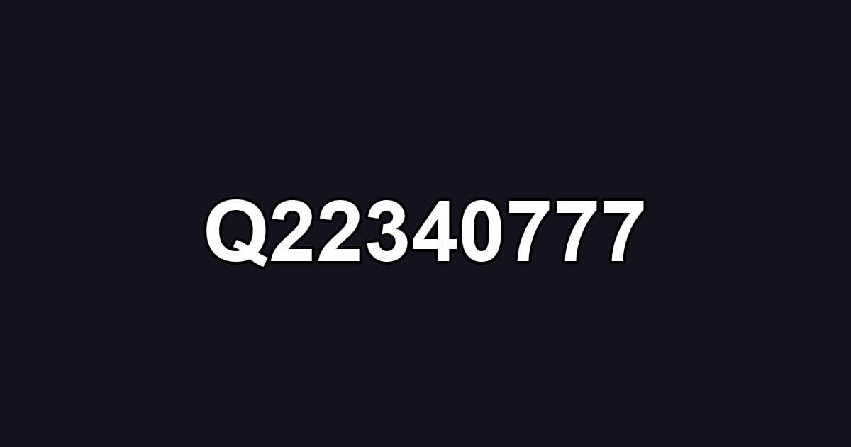 Q22340777