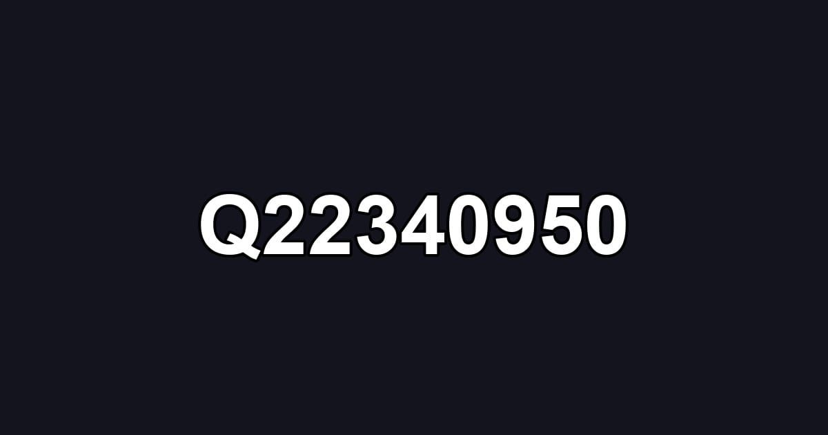 Q22340950