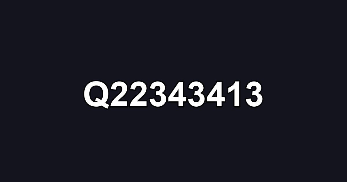 Q22343413