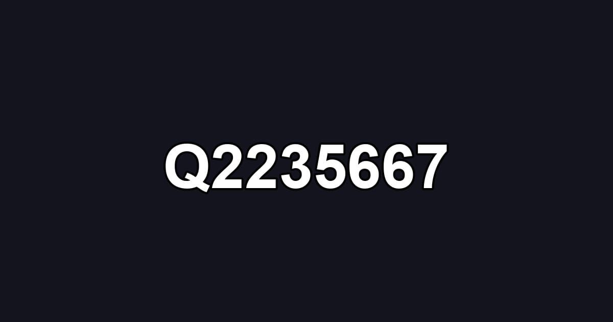 Q2235667