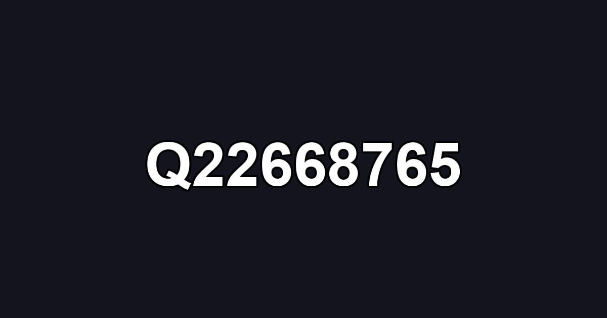 Q22668765