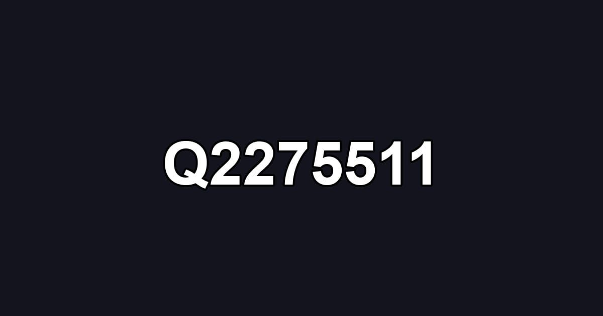 Q2275511