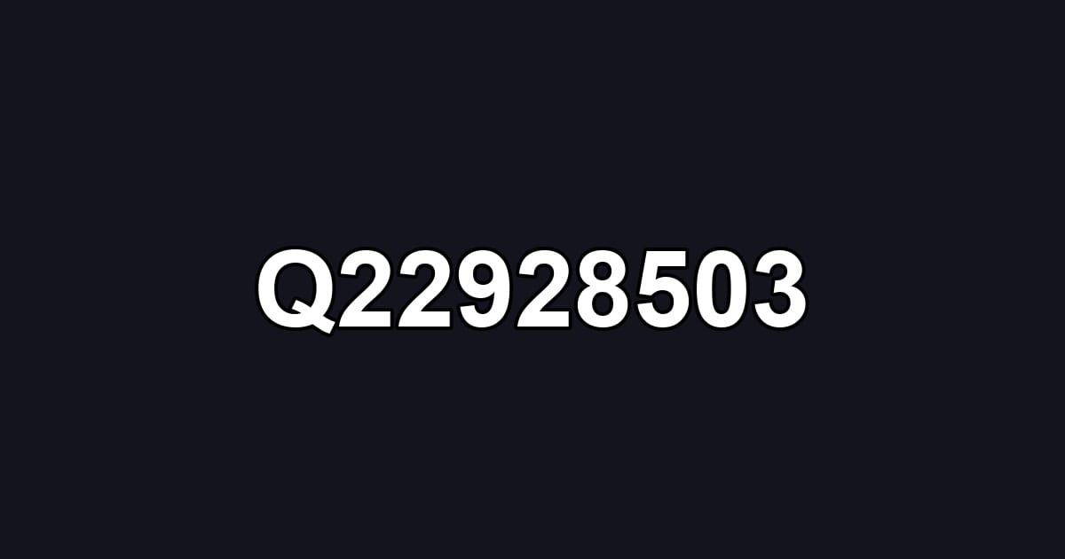 Q22928503