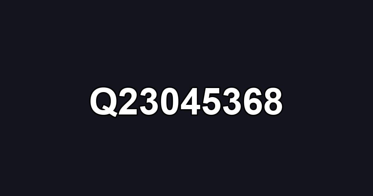 Q23045368