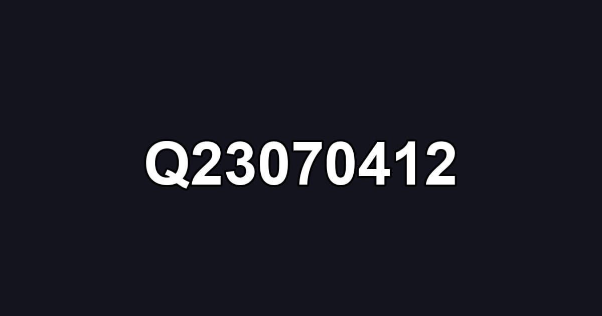 Q23070412