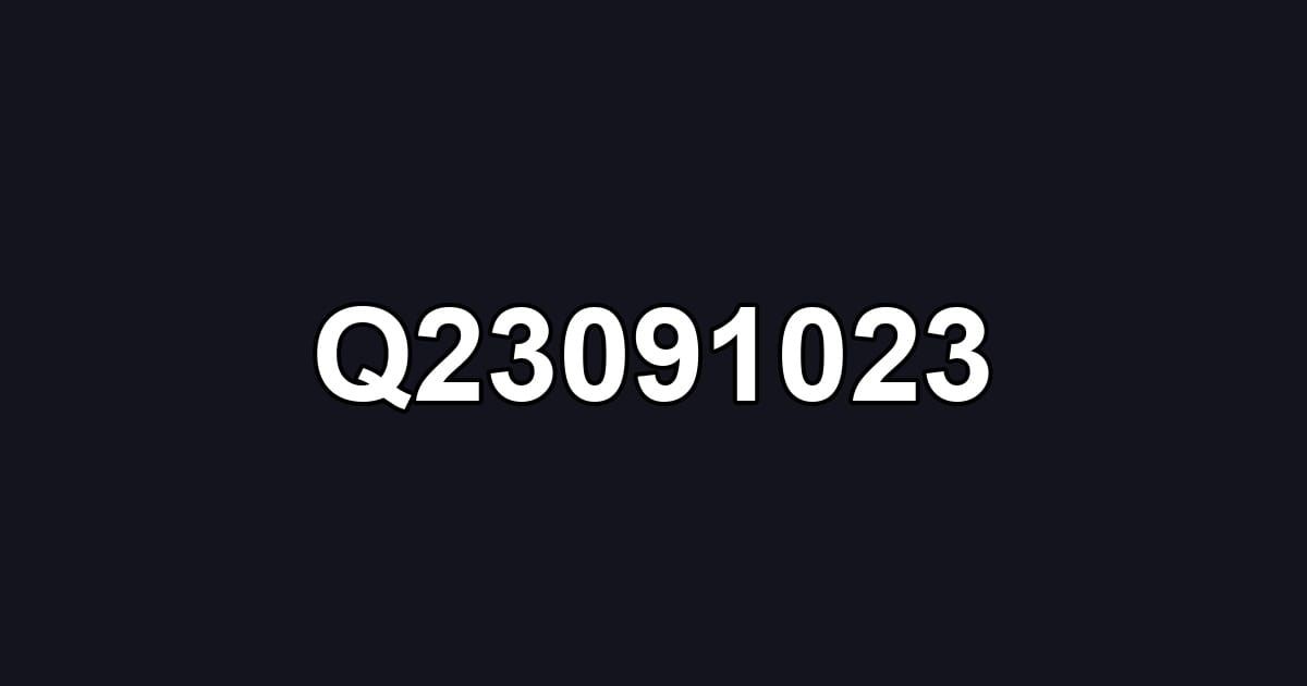 Q23091023