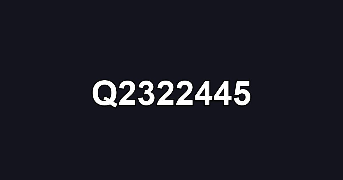 Q2322445