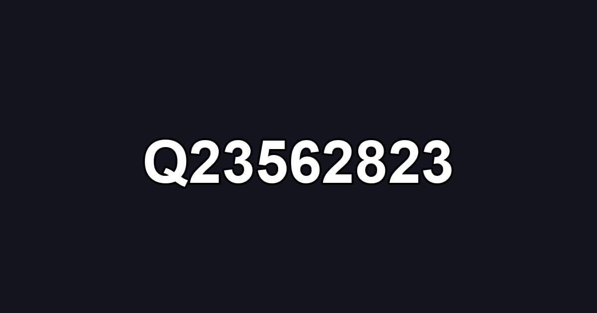 Q23562823