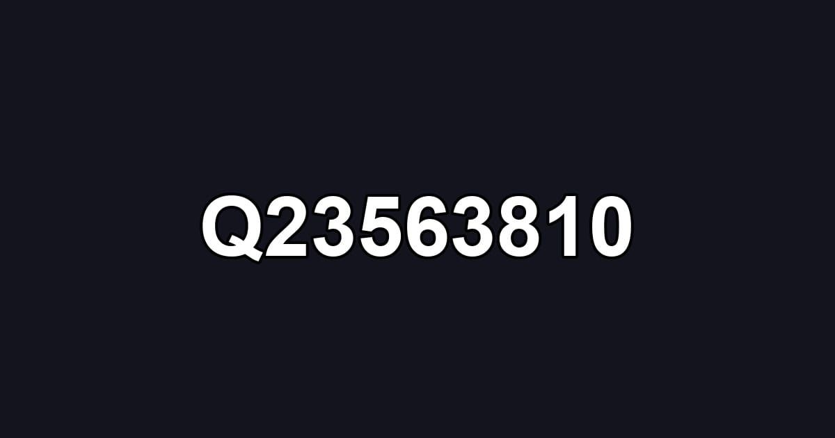 Q23563810