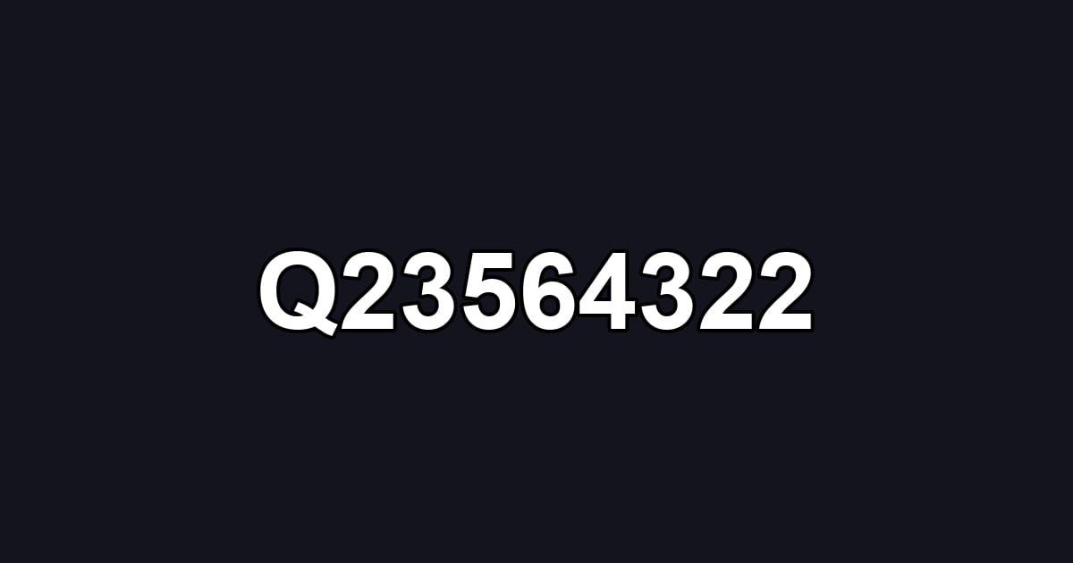 Q23564322