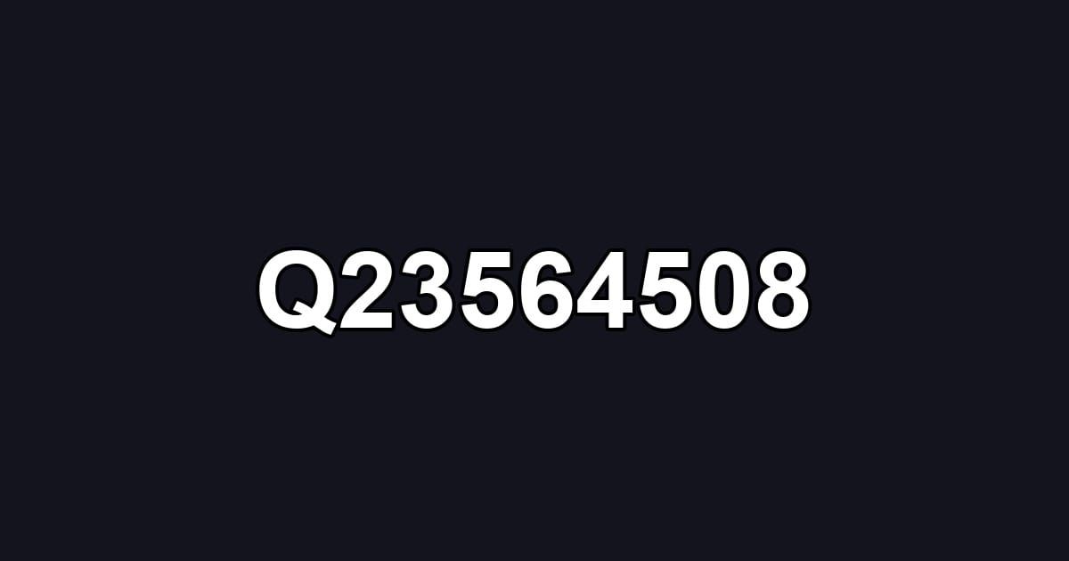 Q23564508