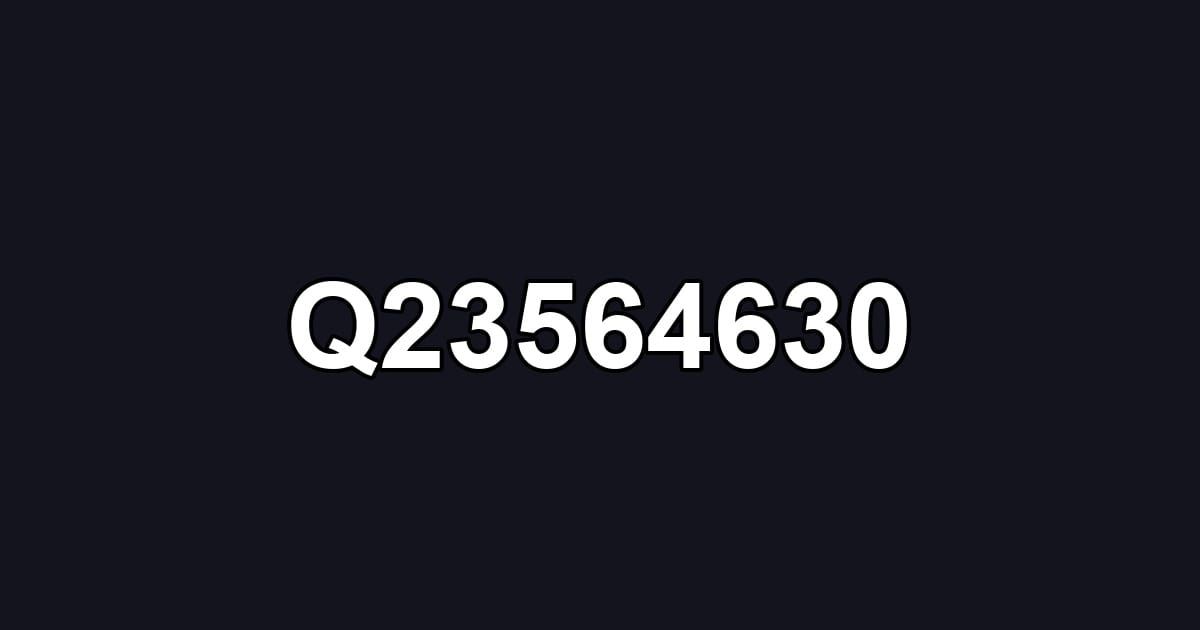 Q23564630