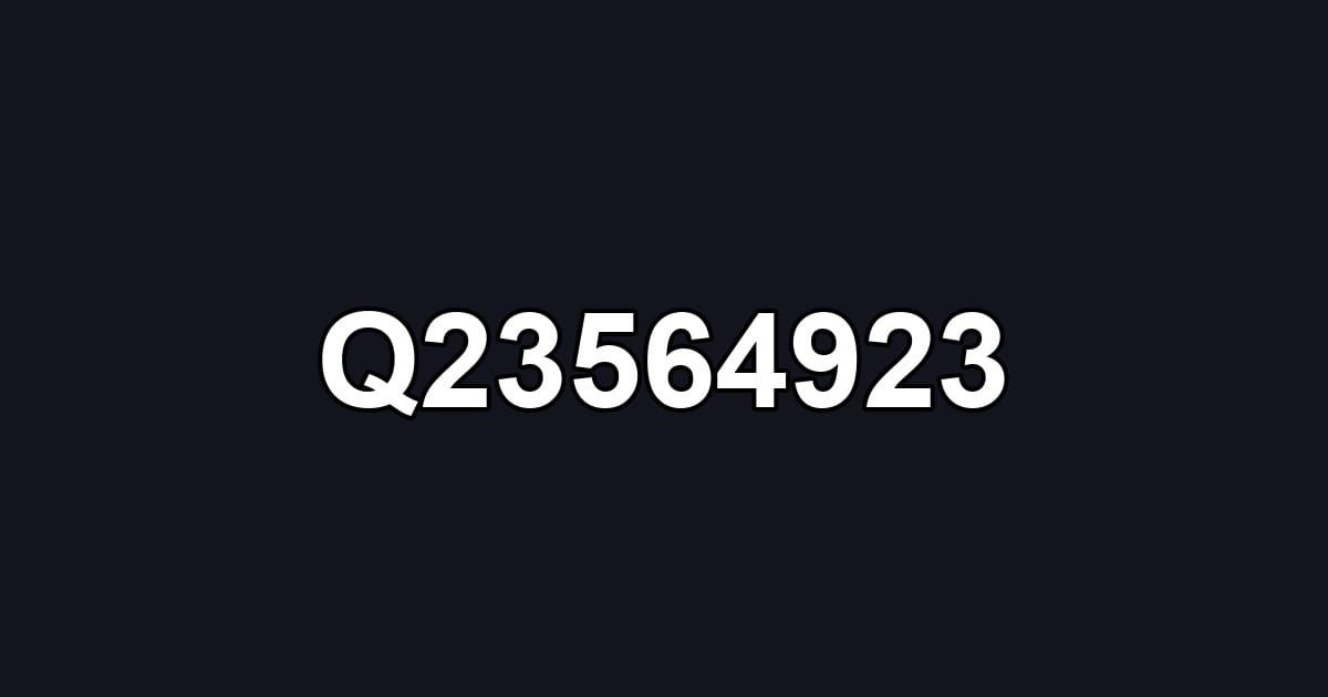 Q23564923