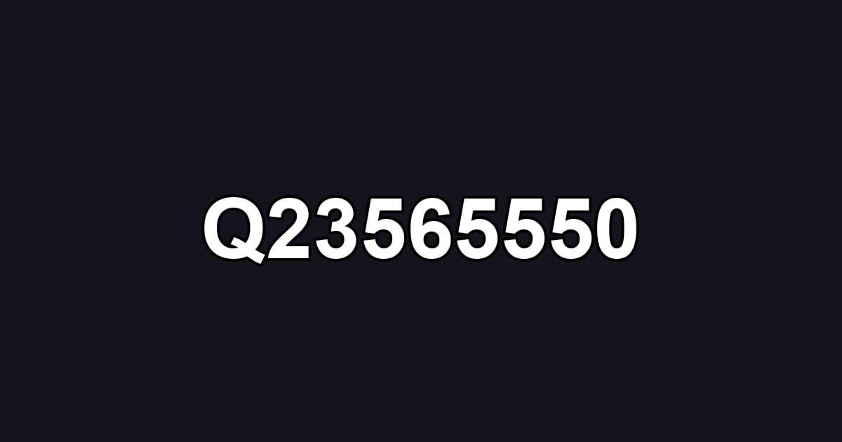Q23565550