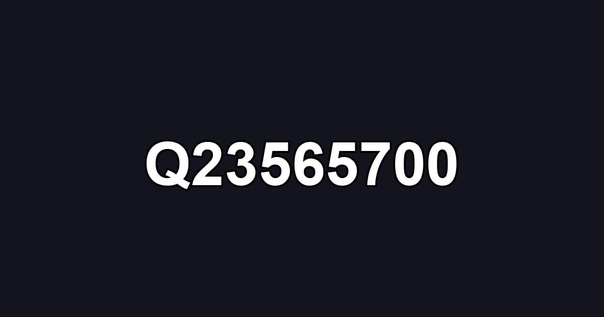 Q23565700
