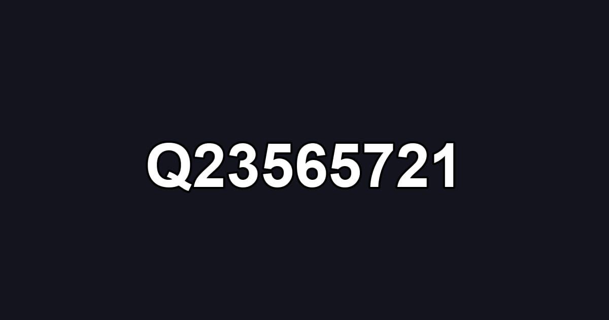Q23565721