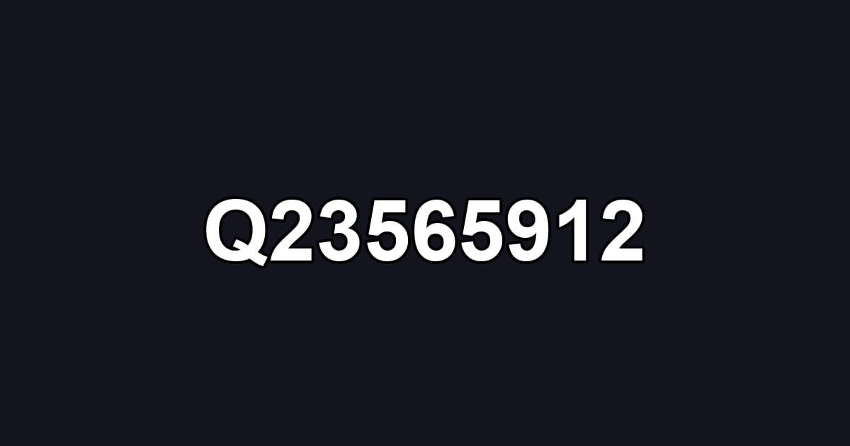 Q23565912