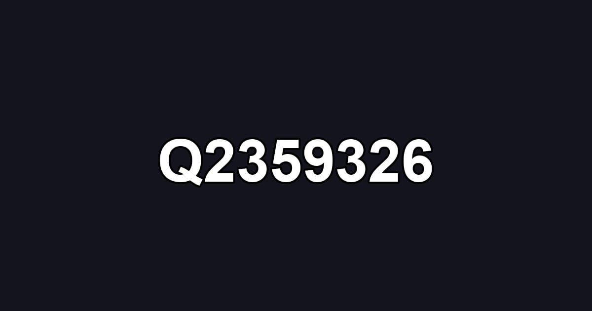Q2359326