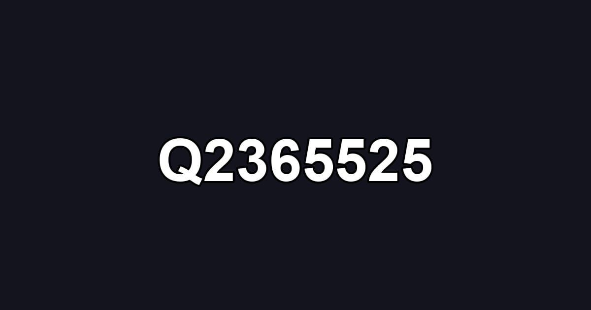 Q2365525