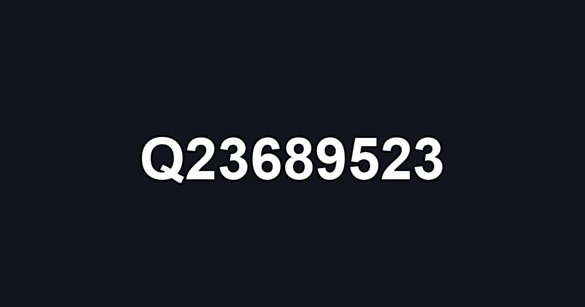 Q23689523
