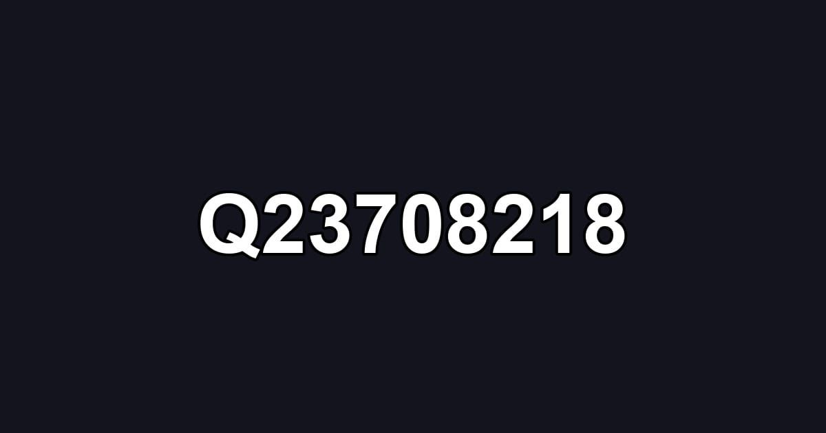 Q23708218