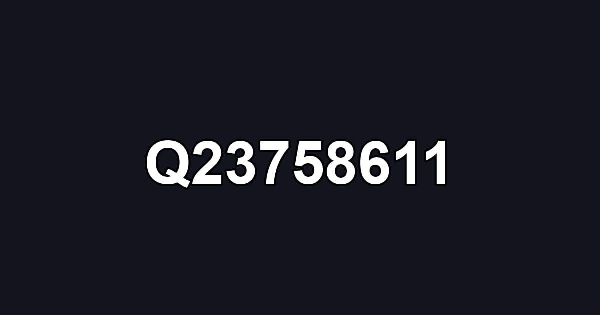 Q23758611