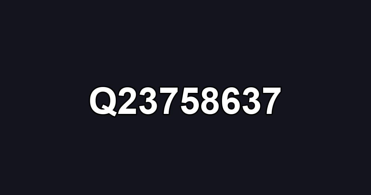 Q23758637