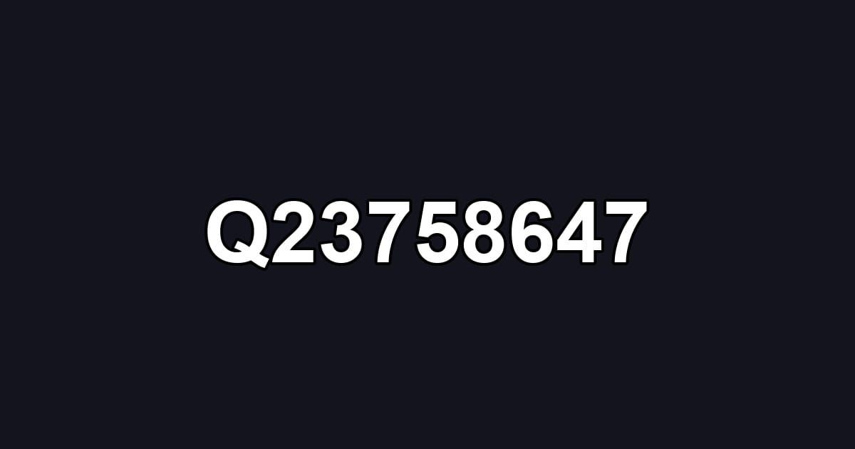 Q23758647