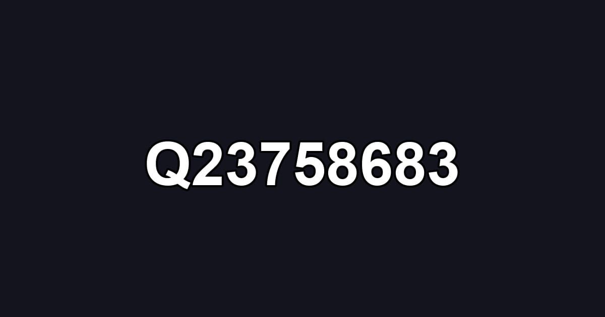 Q23758683
