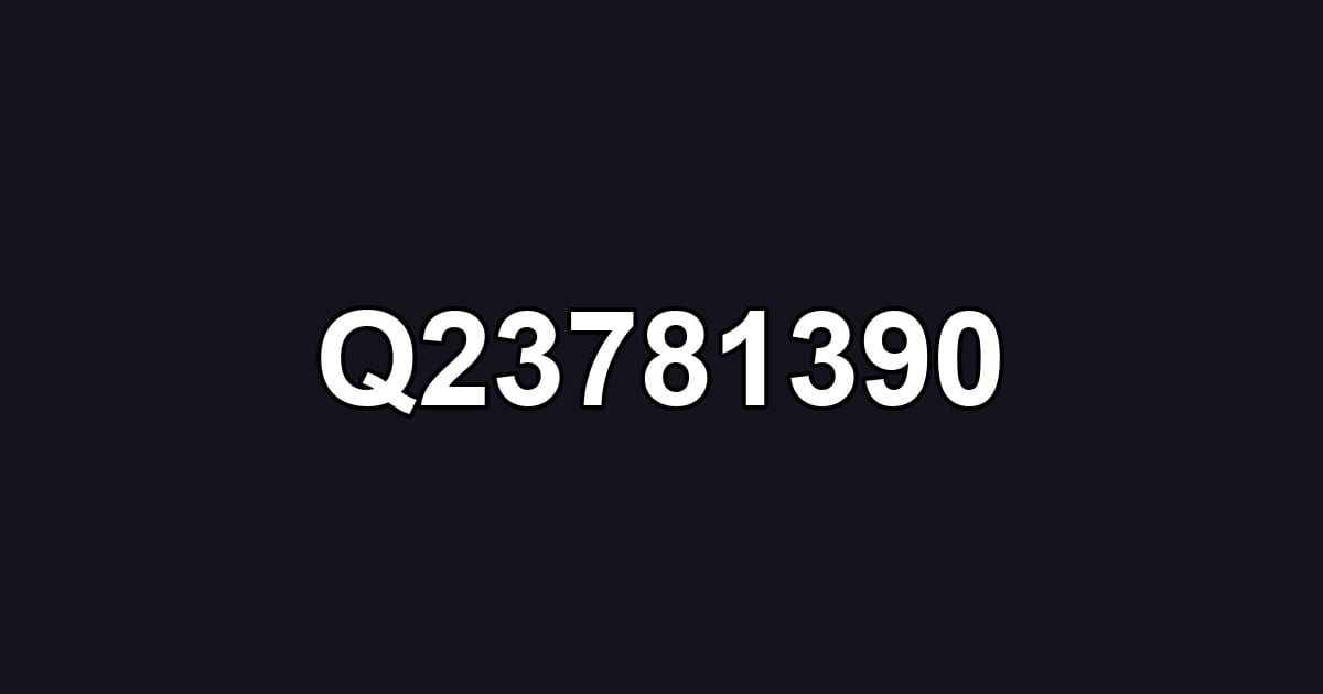Q23781390