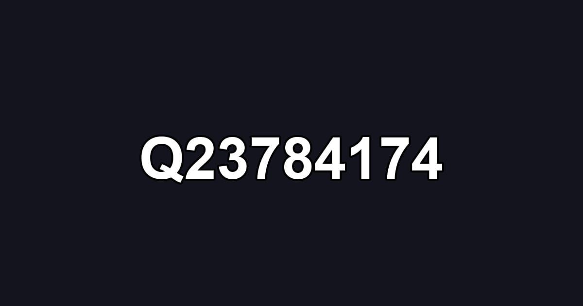 Q23784174