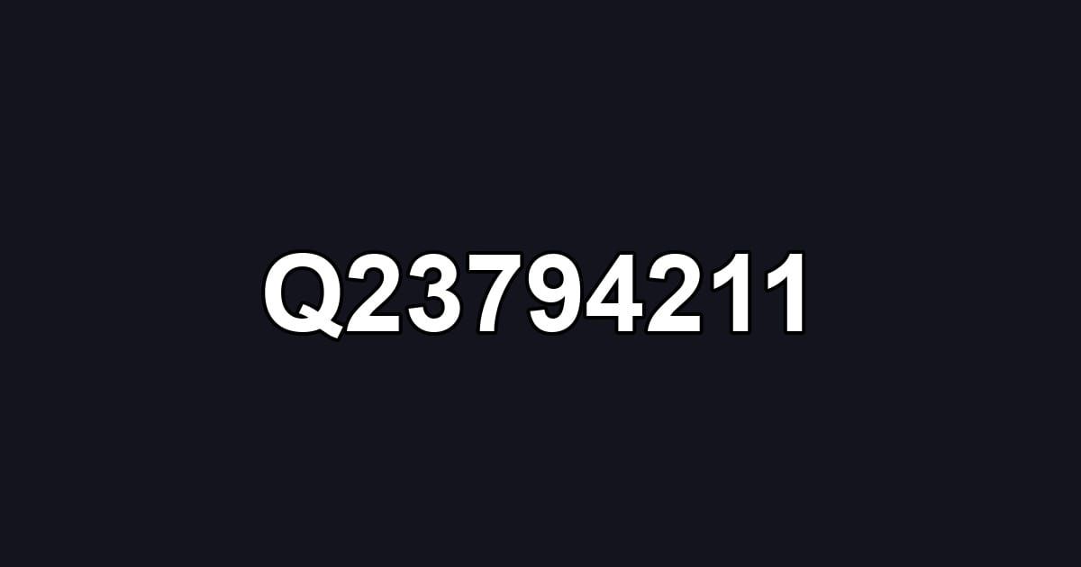 Q23794211