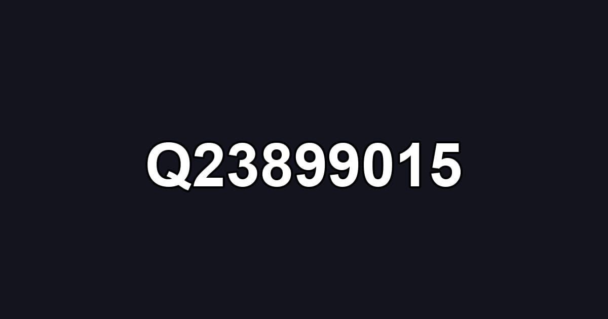 Q23899015