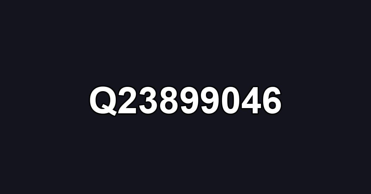 Q23899046