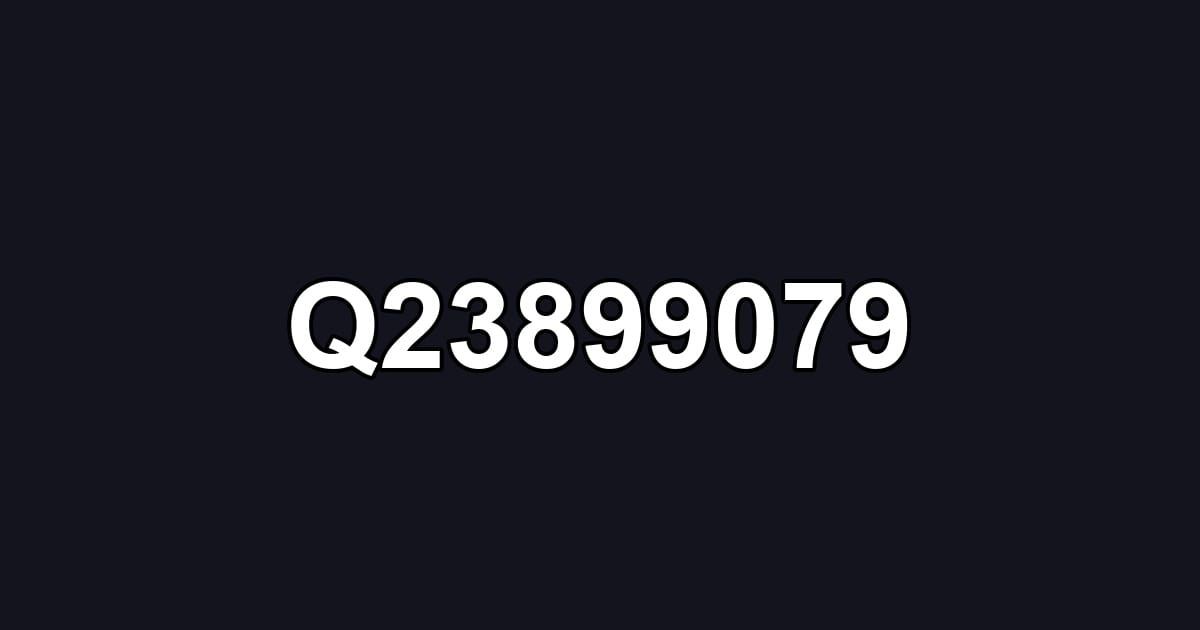 Q23899079