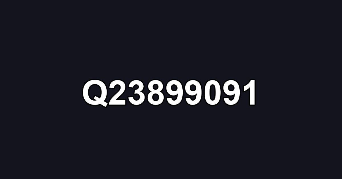 Q23899091