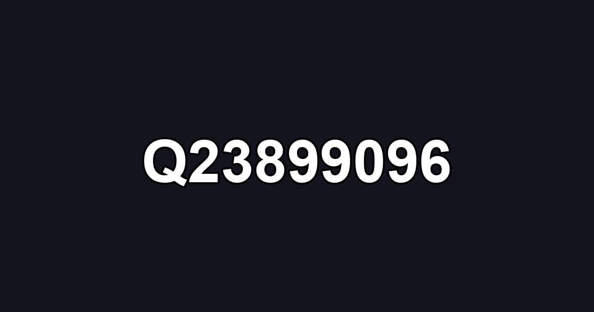 Q23899096