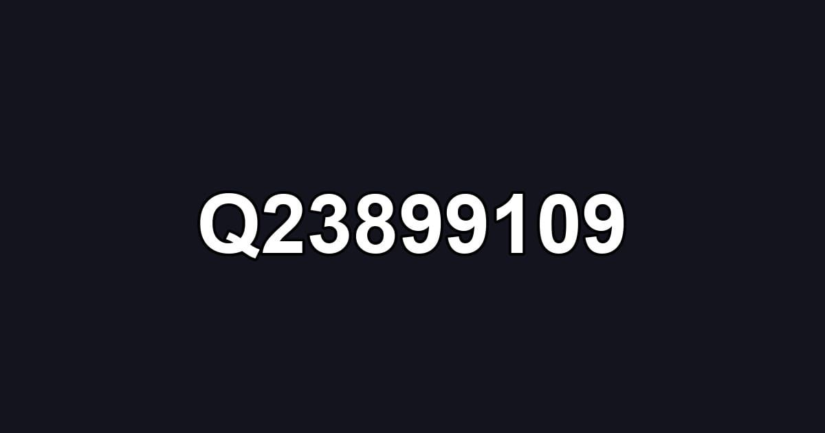 Q23899109