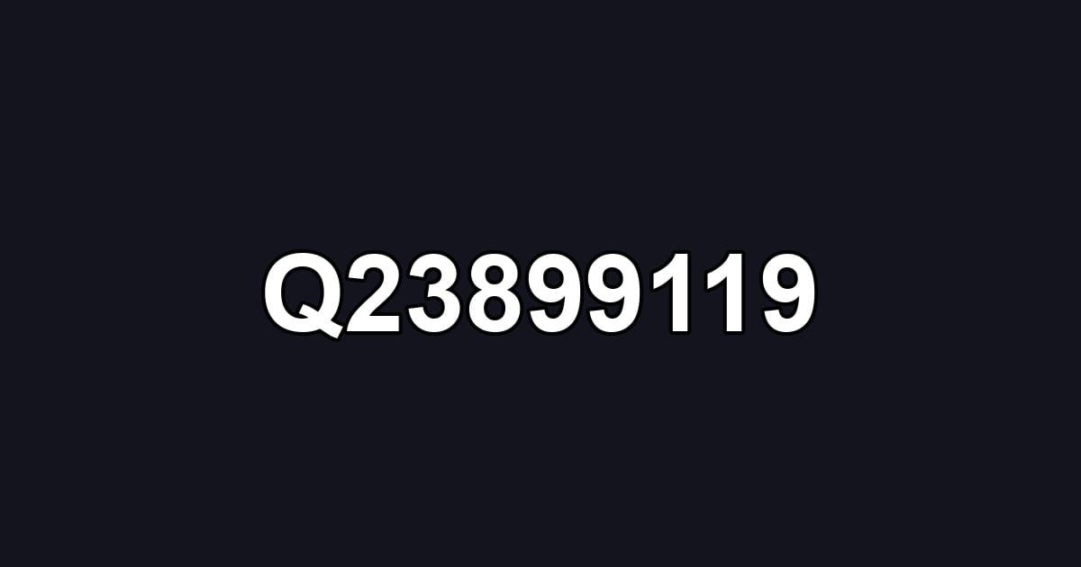 Q23899119